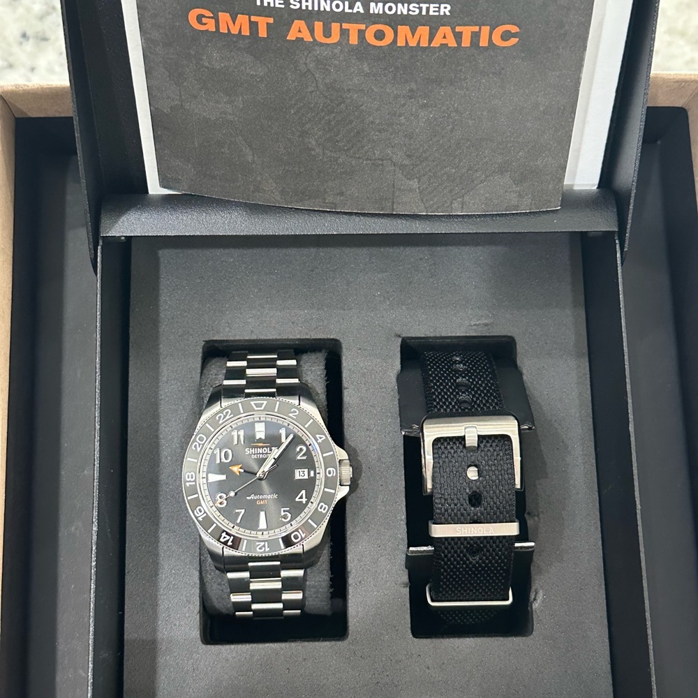 SHINOLA THE MONSTER GMT AUTOMATIC 40MM